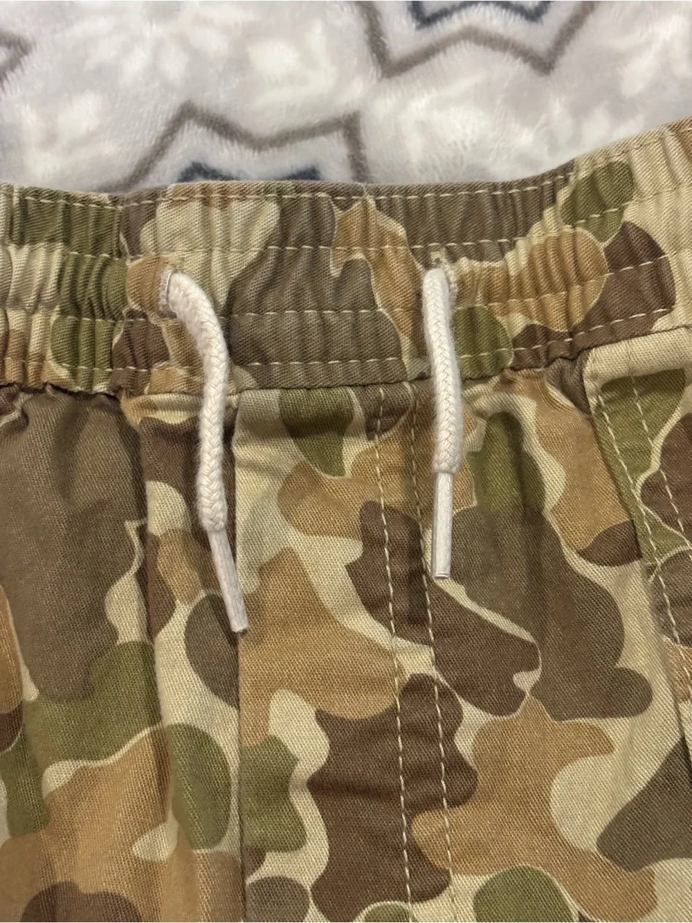 GAP Kids XL (12) Duck Camo Cargo Pull On Pants